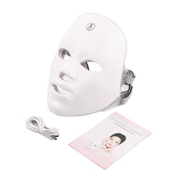 7-color Light Mask Beauty Facial Mask Instrument Photon Rejuvenation Whitening Mask Home LED Light